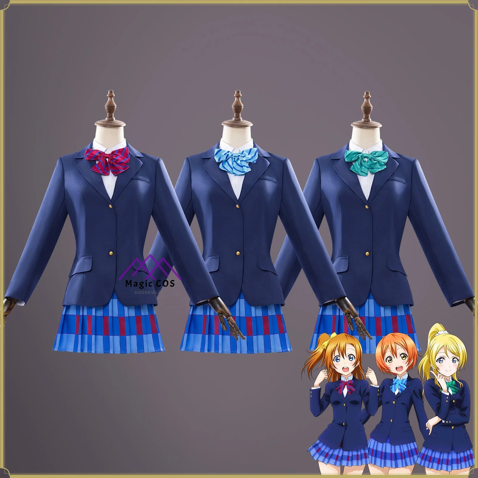 High quality Full Set LoveLive! Hoshizora Rin Ayase Eli Cosplay costume Women Blue Lapel Uniform Anime outfit Comic con party
High quality Full Set LoveLive! Hoshizora Rin Ayase Eli Cosplay costume Women Blue Lapel Uniform Anime outfit Comic con party