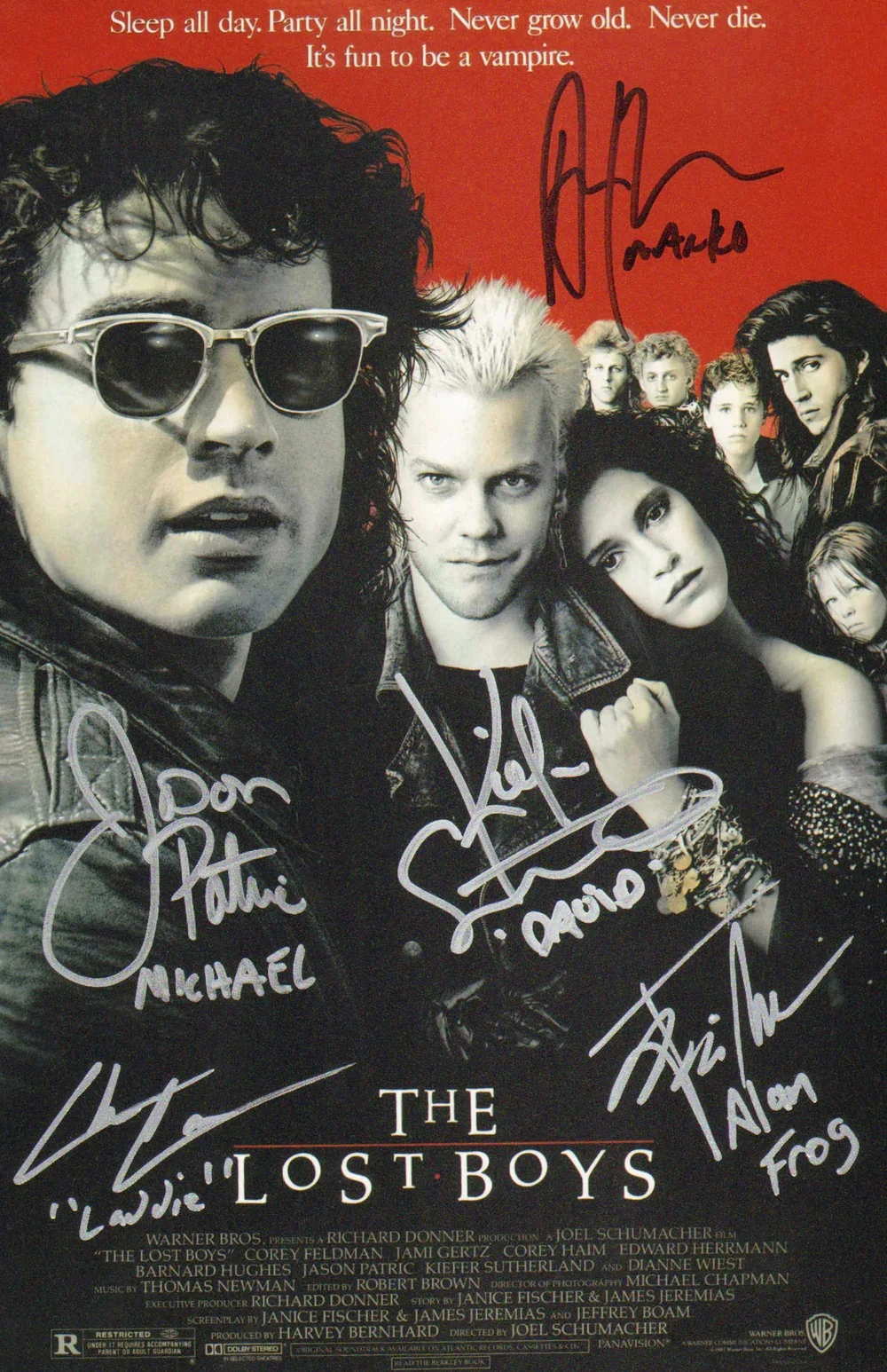 The Lost Boys CAST SIGNED TV SHOW Art Film Print Silk Poster for Your Home Wall Decor
The Lost Boys CAST SIGNED TV SHOW Art Film Print Silk Poster for Your Home Wall Decor