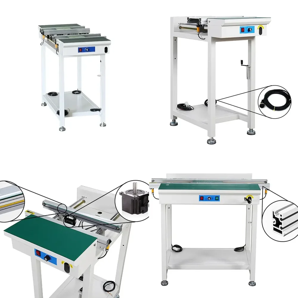 PCB Machine SMT Dual Track Linking Conveyor PCB Invertor Traverser/Shuttle Conveyor
PCB Machine SMT Dual Track Linking Conveyor PCB Invertor Traverser/Shuttle Conveyor