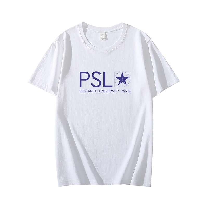 Paris Sciences Et Lettres University PSL Memorial Повседневные летние хлопковые футболки для мужчин Простые эластичные однотонные новые топы с круглым вырезом Одежда
Paris Sciences Et Lettres University PSL Memorial Повседневные летние хлопковые футболки для мужчин Простые эластичные однотонные новые топы с круглым вырезом Одежда
