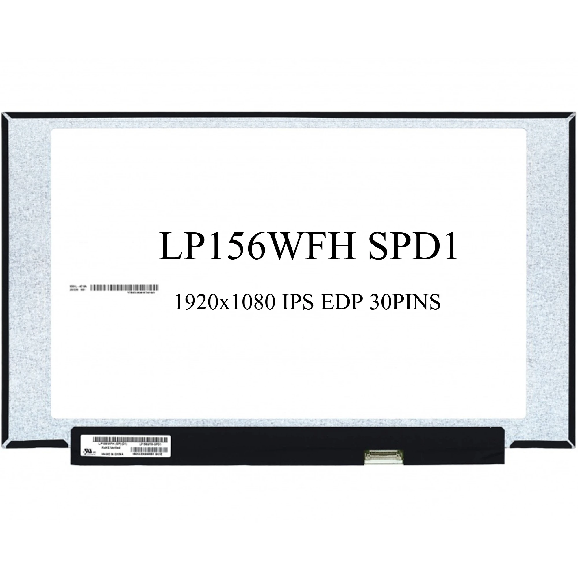 LP156WFH SPD1 LED LCD Screen IPS Full-HD 1920*1080 EDP 30Pin Laptop Display Panel 15.6 Inch
LP156WFH SPD1 LED LCD Screen IPS Full-HD 1920*1080 EDP 30Pin Laptop Display Panel 15.6 Inch