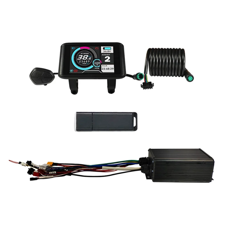 Electric Bike 36V 48V 60V 72V Program 45A MQCON Sabvoton Controller Unlock Controller with UKC-1 Display and Bluetooth
Electric Bike 36V 48V 60V 72V Program 45A MQCON Sabvoton Controller Unlock Controller with UKC-1 Display and Bluetooth