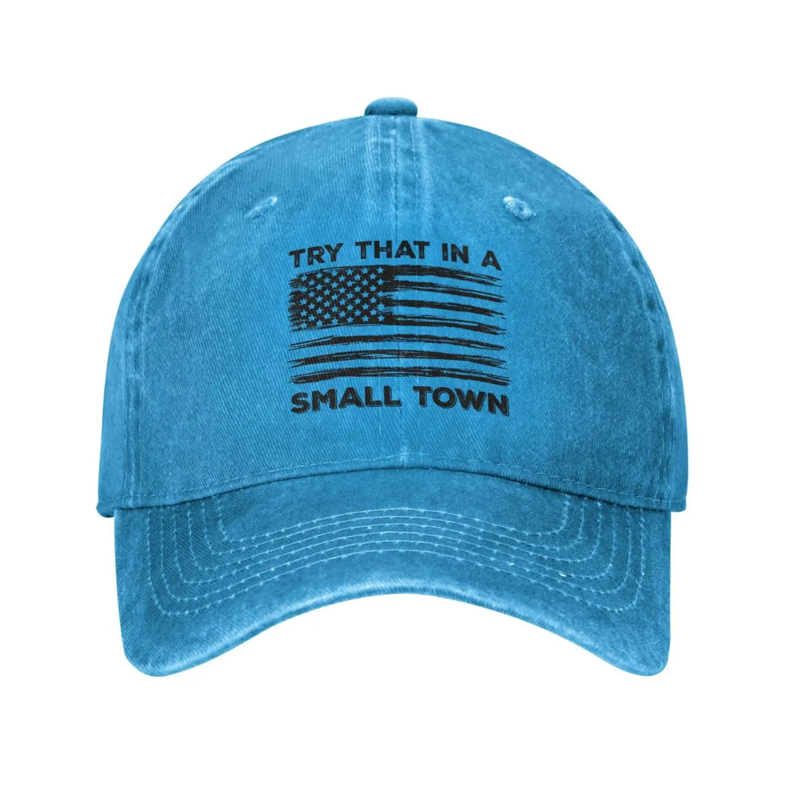 Funny Hat Try That in Small Towns Hat for Men Women Baseball Cap Trendy Hat Cotton Fashion Washed Daily Blue
Funny Hat Try That in Small Towns Hat for Men Women Baseball Cap Trendy Hat Cotton Fashion Washed Daily Blue