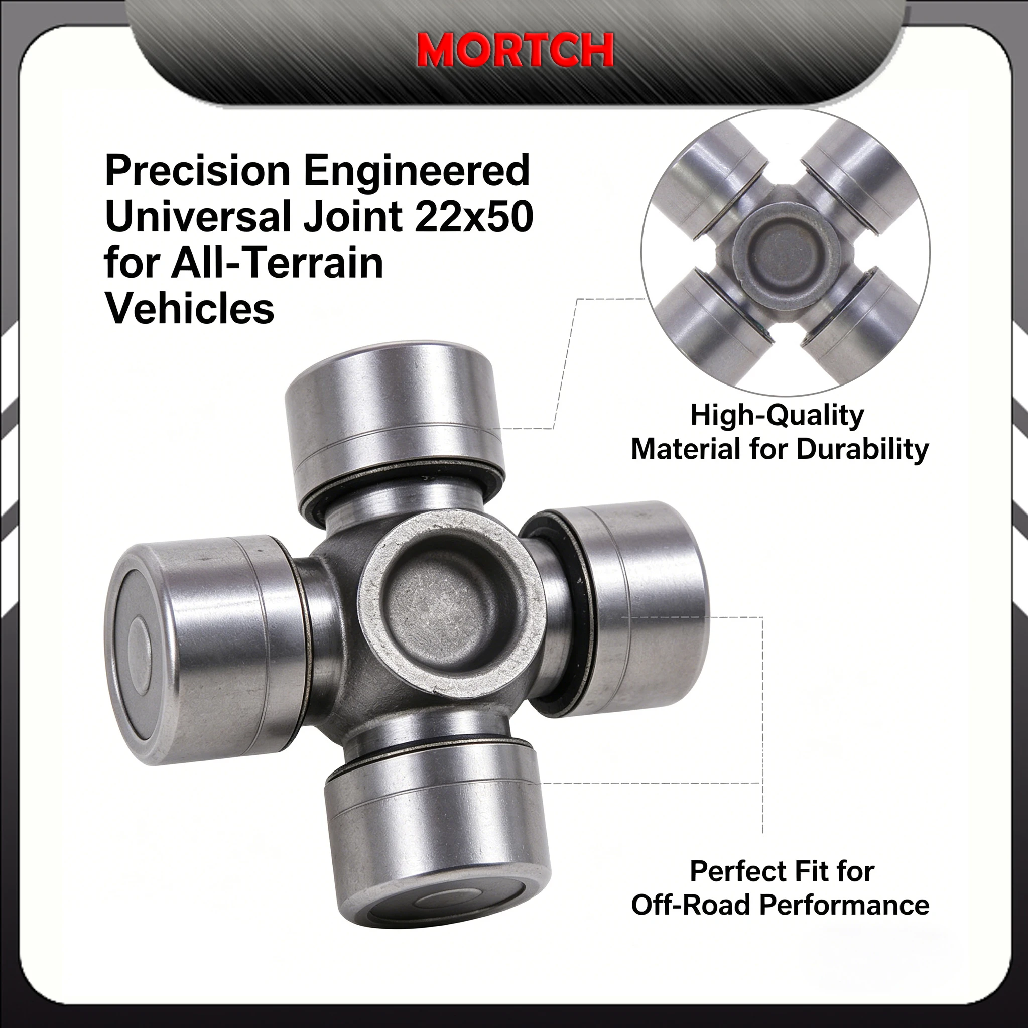 OEM Universal Joint 22x50 9GQ0-290210 For CF Moto ATV 500 UTV SSV CF1000US-A ZForce 950 Sport ZForce 1000 Sport CForce 450L 520S
OEM Universal Joint 22x50 9GQ0-290210 For CF Moto ATV 500 UTV SSV CF1000US-A ZForce 950 Sport ZForce 1000 Sport CForce 450L 520S