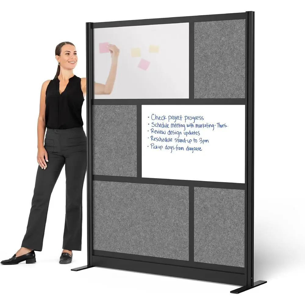 Expandable Office Partition with Whiteboard, Soundproofing, and Frosted Acrylic Panels (53 x 70)
Expandable Office Partition with Whiteboard, Soundproofing, and Frosted Acrylic Panels (53 x 70)