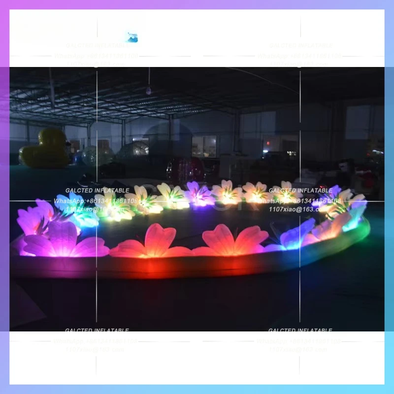 Beautiful Led Light 10m Inflatable Flower Chain For Wedding Opening Decorations
Beautiful Led Light 10m Inflatable Flower Chain For Wedding Opening Decorations