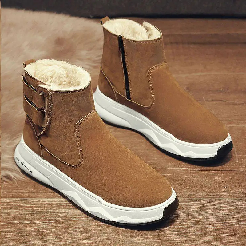 2025 Men's winter cotton boots fashion platform comfortable lightweight fluffy warm non-slip casual snow boots
2025 Men's winter cotton boots fashion platform comfortable lightweight fluffy warm non-slip casual snow boots