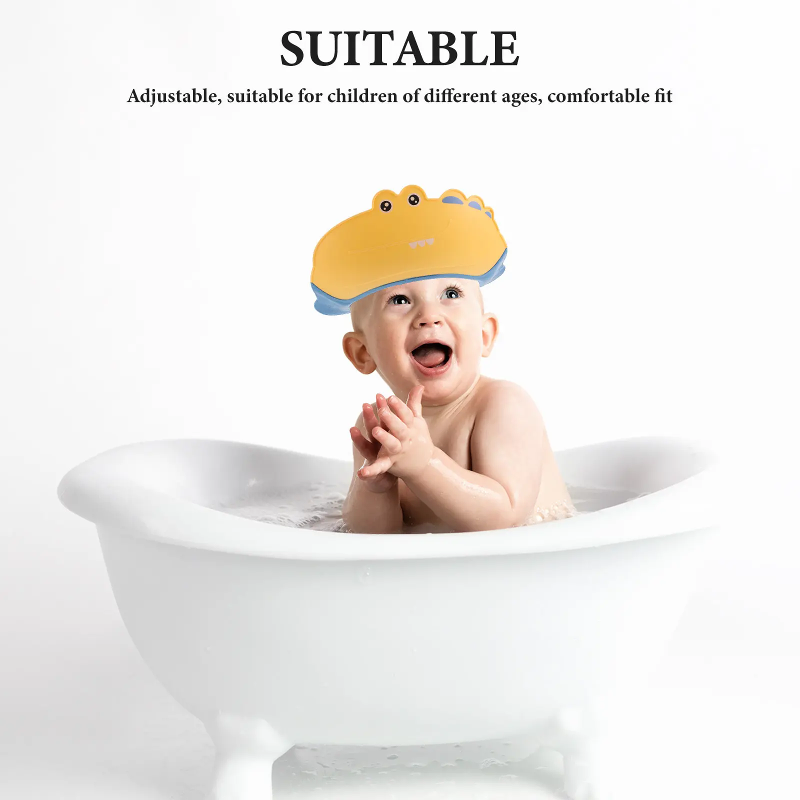 Reusable Kids Shower Cap Adjustable Waterproof Bath Hat for Children Hair Wash Shield Soft Cap for Toddlers Swimming Bathing
Reusable Kids Shower Cap Adjustable Waterproof Bath Hat for Children Hair Wash Shield Soft Cap for Toddlers Swimming Bathing