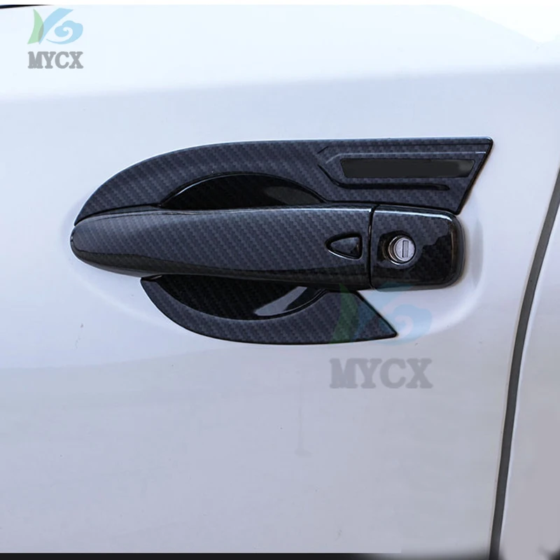 Carbon fiber Car External Outer Door Handle Catch Cover Door Bowl Protection Trim Sticker For Nissan Navara NP300 ST 2019 - 2022
Carbon fiber Car External Outer Door Handle Catch Cover Door Bowl Protection Trim Sticker For Nissan Navara NP300 ST 2019 - 2022