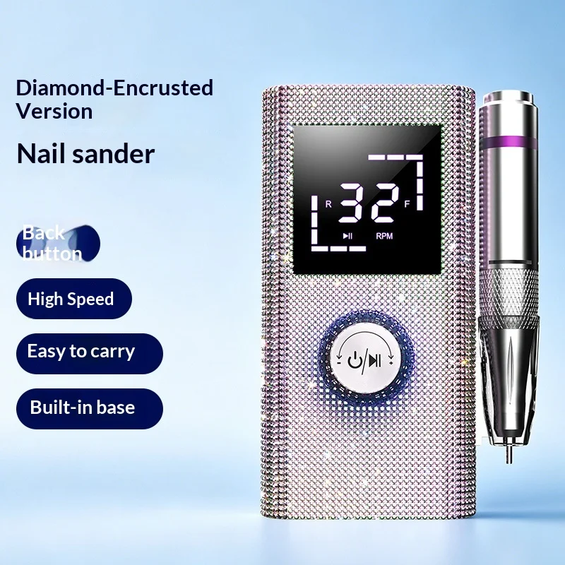 45000RPM Professional Rechargeable Nail Drill Machine for Nails Electric File HD Display Metal Manicure Pen Nail Lathe Sander
45000RPM Professional Rechargeable Nail Drill Machine for Nails Electric File HD Display Metal Manicure Pen Nail Lathe Sander