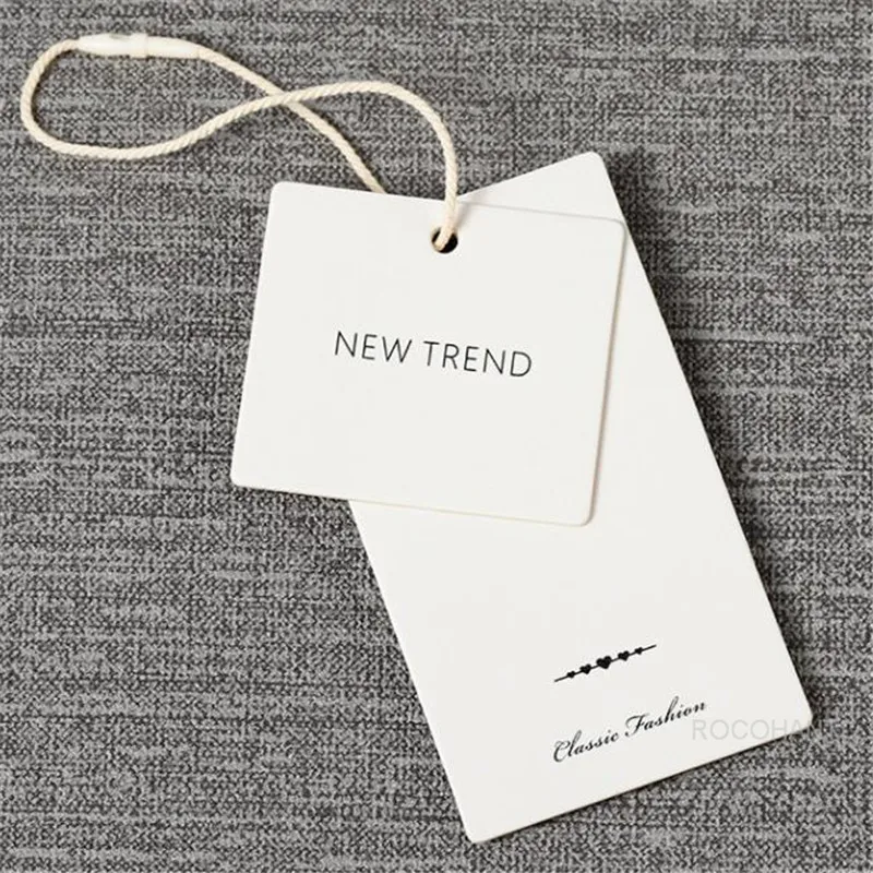 200pcs Custom LOGO Printed Cardboard Garment Label Clothes Hang Tags For Clothing Retail Store Supplies
200pcs Custom LOGO Printed Cardboard Garment Label Clothes Hang Tags For Clothing Retail Store Supplies