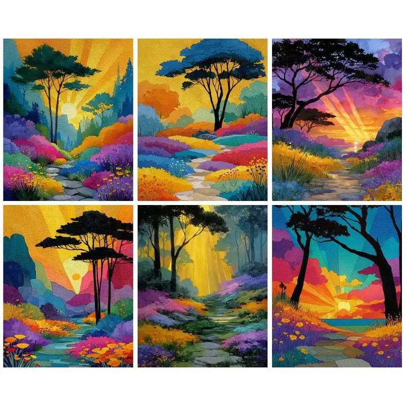 GATYZTORY Painting By Number Colorful Landscape DIY Frame Paint By Numbers On Canvas DIY Scenery Home Decoration
GATYZTORY Painting By Number Colorful Landscape DIY Frame Paint By Numbers On Canvas DIY Scenery Home Decoration