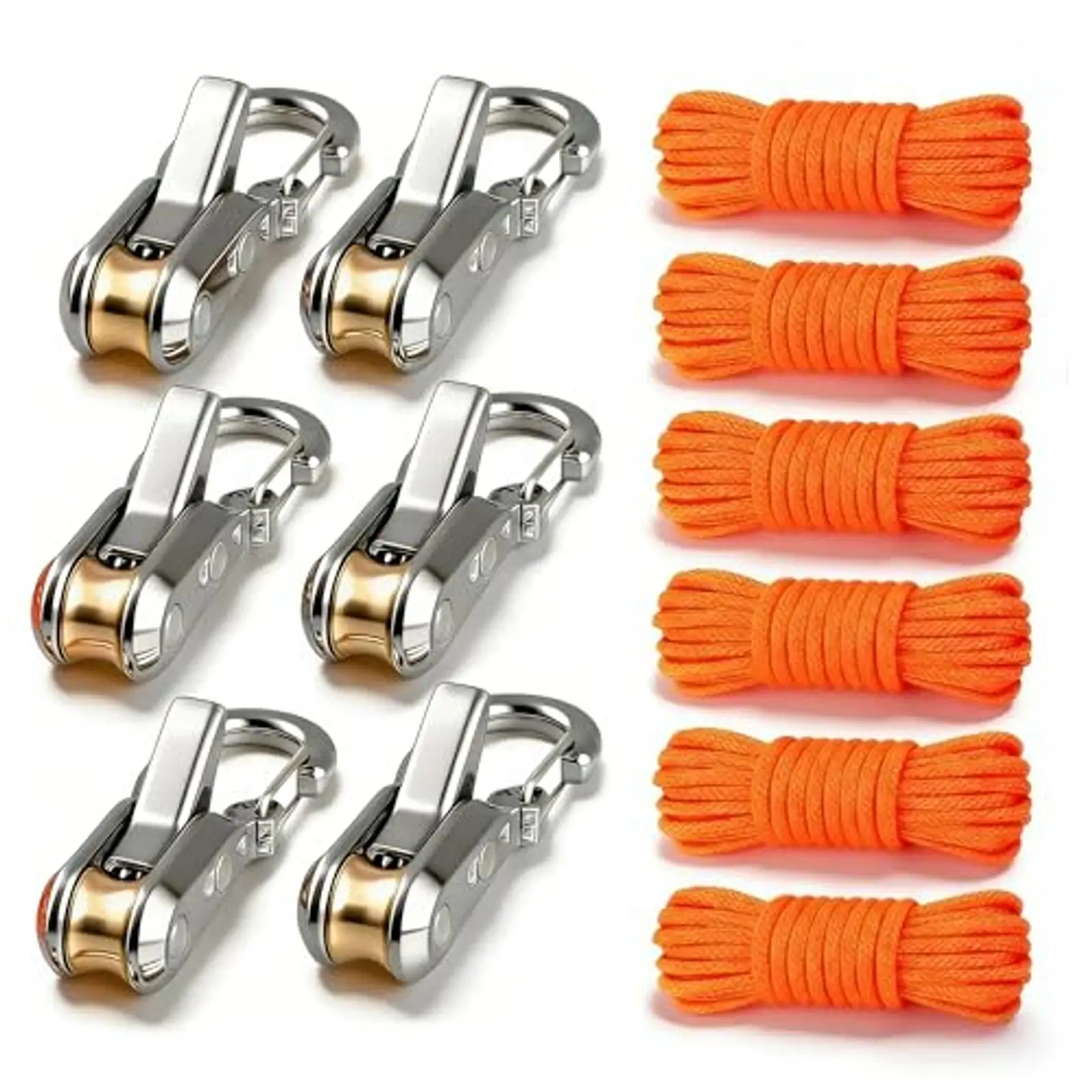 6 Pack Rope with Roller Tensioner – Heavy Duty Retractable Buckle for Camping, Boating, Home Storage & Outdoor Use
6 Pack Rope with Roller Tensioner – Heavy Duty Retractable Buckle for Camping, Boating, Home Storage & Outdoor Use