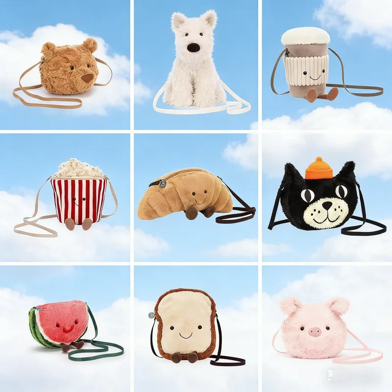 Сумка Jellycat с тремя полными этикетками, сумка через плечо для собак Western Highland, сумка с рогом, сумка через плечо, модная игрушка
Сумка Jellycat с тремя полными этикетками, сумка через плечо для собак Western Highland, сумка с рогом, сумка через плечо, модная игрушка