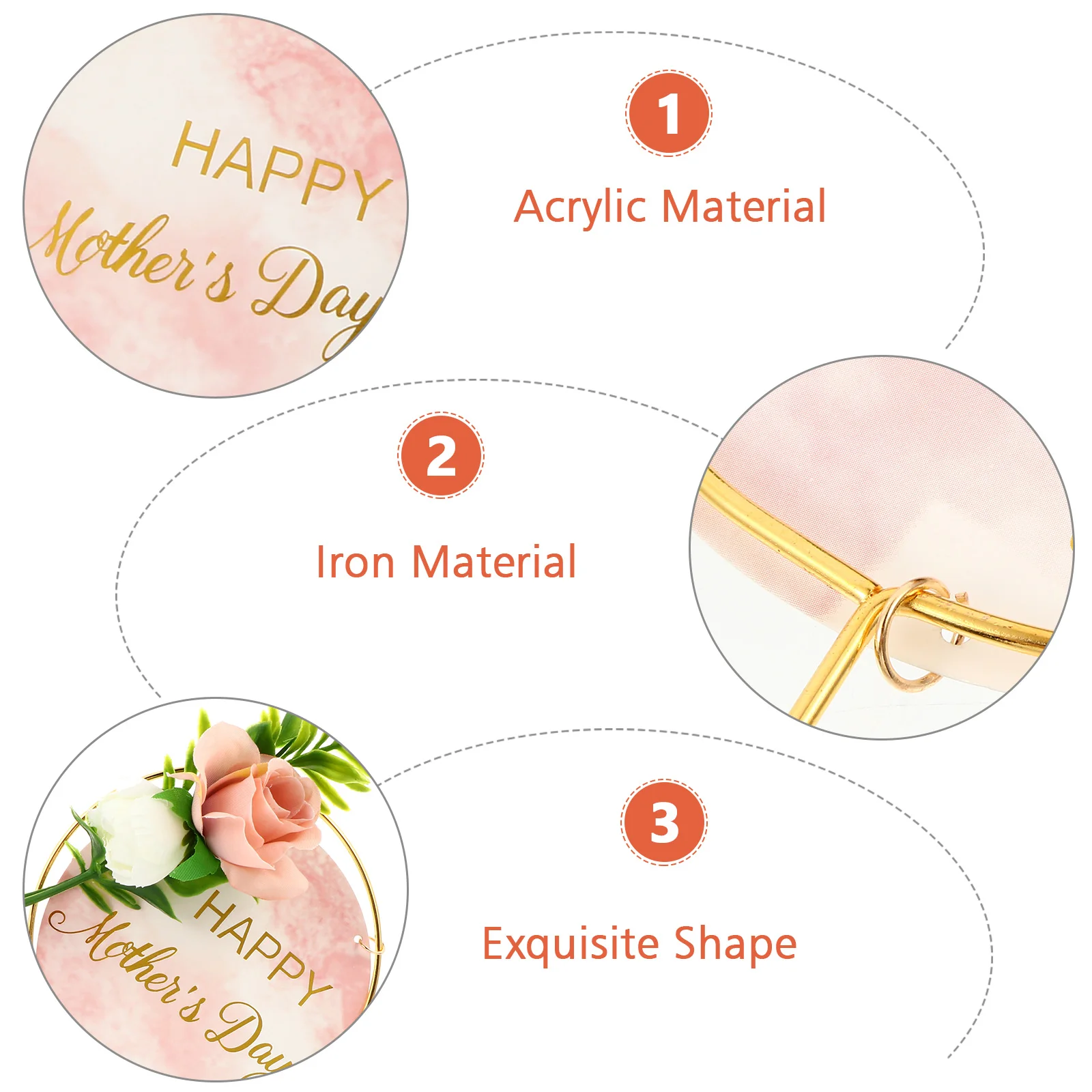 2 Pcs Mother Day Cake Decor Wrought Iron Rose Decoration Card Insert Mother's Cupcake Toppers
2 Pcs Mother Day Cake Decor Wrought Iron Rose Decoration Card Insert Mother's Cupcake Toppers