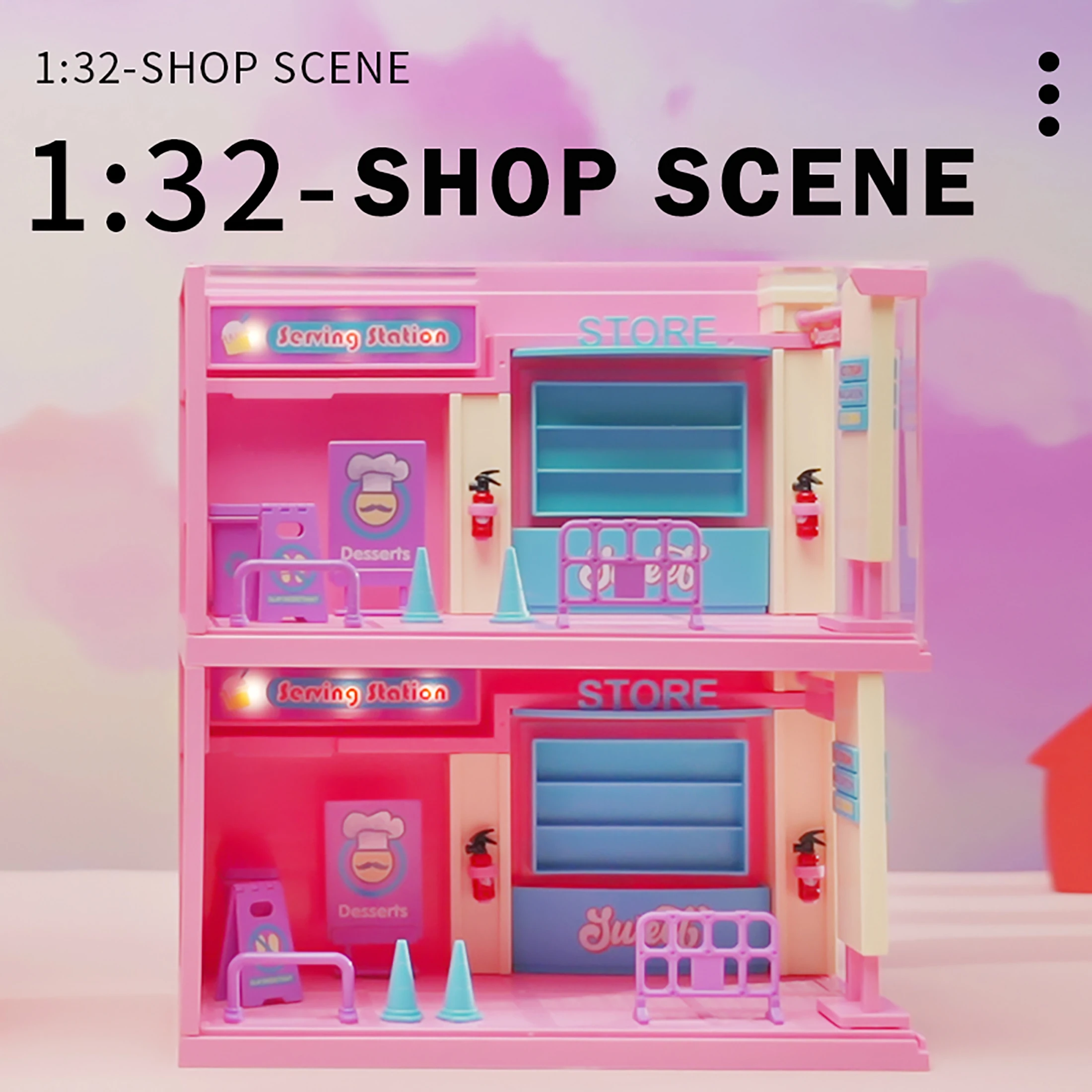Miniature Car Collector's Garage 1:32 with Lights - Car Model Scene Collection Box Set
Miniature Car Collector's Garage 1:32 with Lights - Car Model Scene Collection Box Set