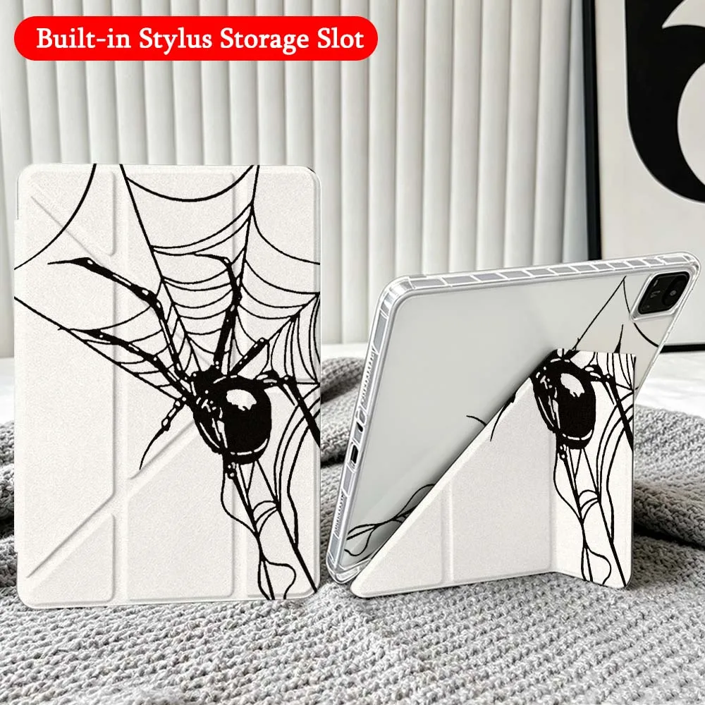 Black Spider Web Art For Xiaomi Redmi Poco Pad 5 6 7 8 Pro SE 11 11.2 12.1 Inch Transparent Y-Shaped Folding Tablet Case
Black Spider Web Art For Xiaomi Redmi Poco Pad 5 6 7 8 Pro SE 11 11.2 12.1 Inch Transparent Y-Shaped Folding Tablet Case