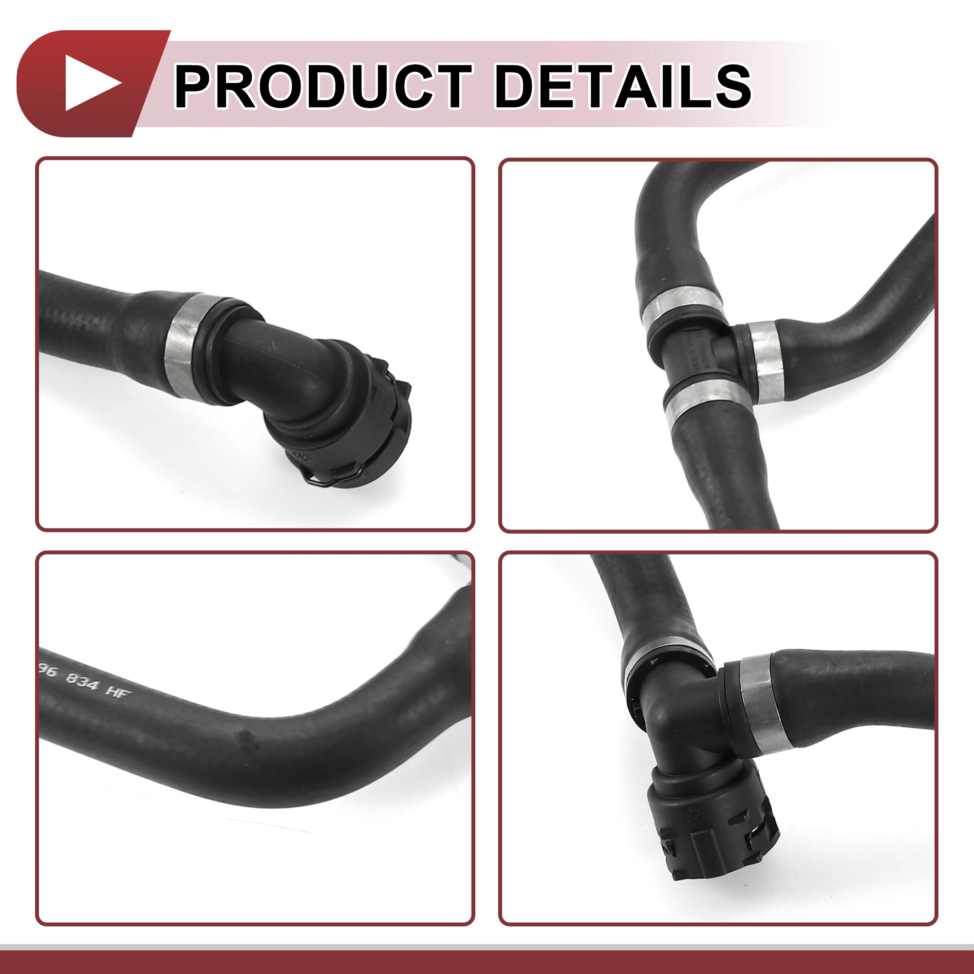 Шланг отопителя HVAC UXCELL для BMW 3 серии F30 F80 316i 320i 2012-2018 No 17127596834
Шланг отопителя HVAC UXCELL для BMW 3 серии F30 F80 316i 320i 2012-2018 No 17127596834