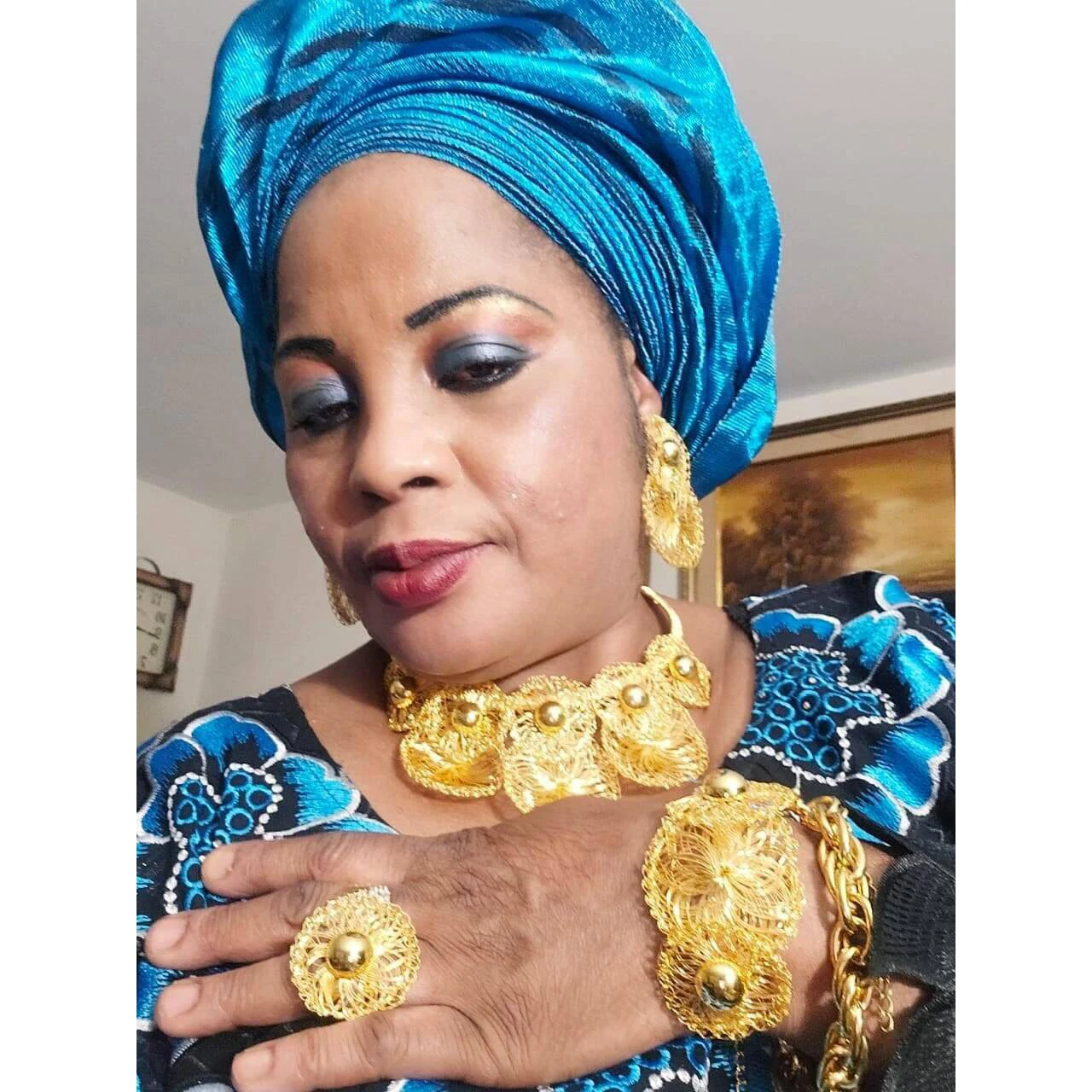 Yulaili Brazilian Jewellery Set for Woman Gold Plated Light Weight Flower Pendant Necklace Party Jewelry Accessories H50078
Yulaili Brazilian Jewellery Set for Woman Gold Plated Light Weight Flower Pendant Necklace Party Jewelry Accessories H50078