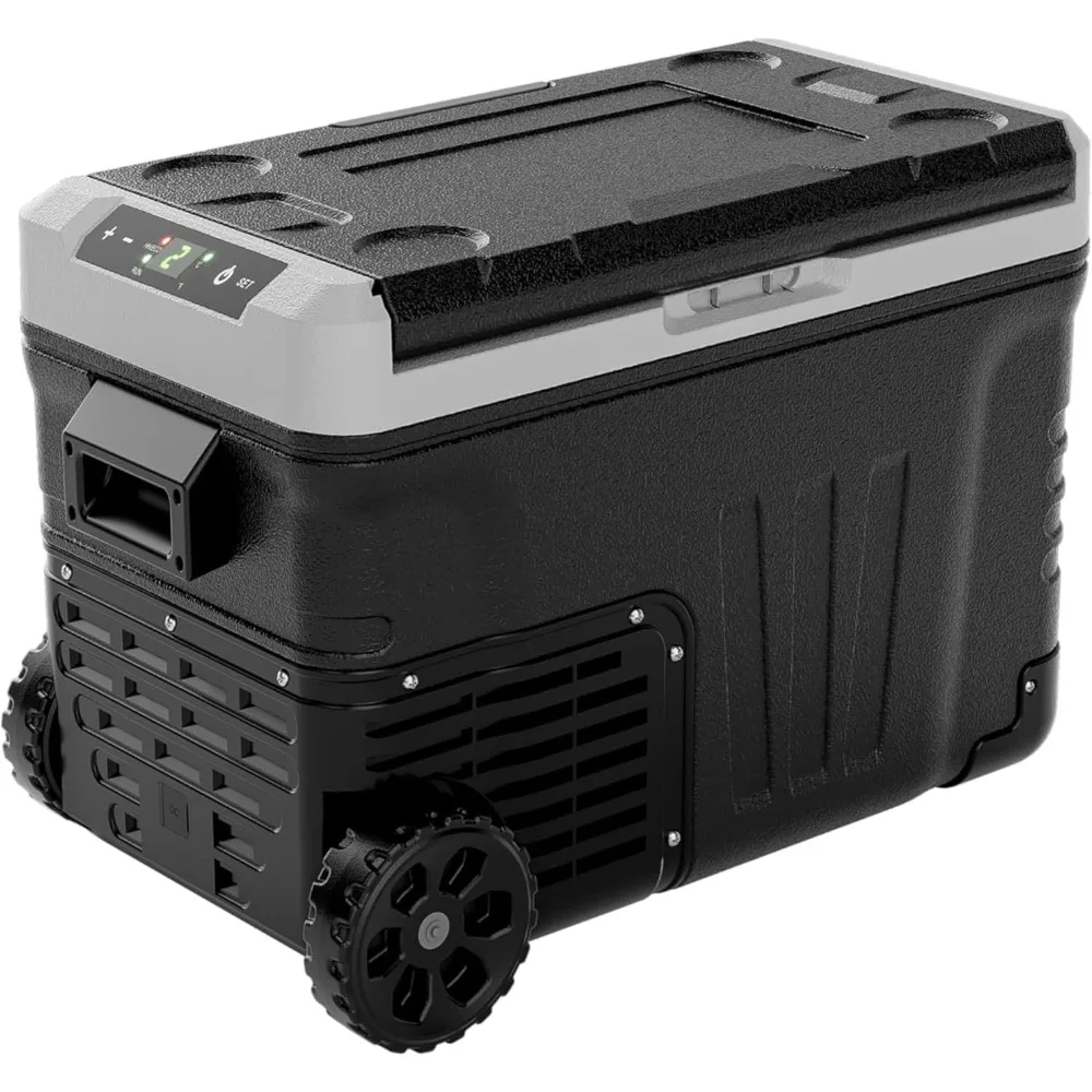 12 Volt Refrigerator, 37QT(35L) Electric Cooler, Portable Freezer 12V/24V DC 110-240V AC, 12V Fridge -4℉~68℉, 12V Cooler with W
12 Volt Refrigerator, 37QT(35L) Electric Cooler, Portable Freezer 12V/24V DC 110-240V AC, 12V Fridge -4℉~68℉, 12V Cooler with W
