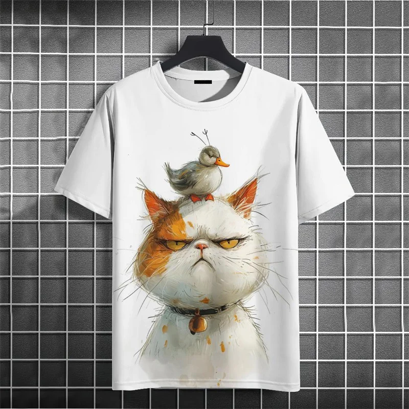 3D Print Cute Cats Graphic T-Shirts For Men Women Cartoon Animal Pattern Short Sleeve Tops Summer Outdoor Casual O-Neck Clothing
3D Print Cute Cats Graphic T-Shirts For Men Women Cartoon Animal Pattern Short Sleeve Tops Summer Outdoor Casual O-Neck Clothing