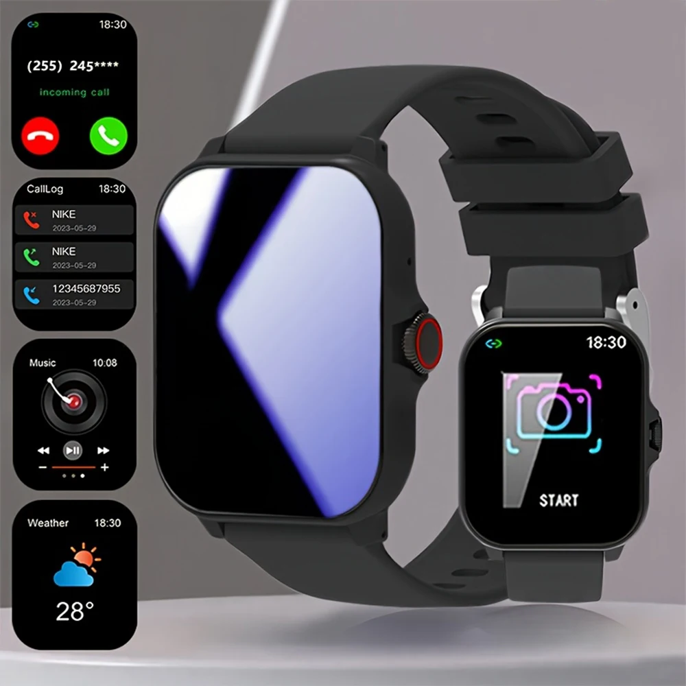 2026 New Model 1.83-inch Full Touchscreen Smartwatch, Unisex Fitness Outdoor Pedometer, Multiple Dial Options, Wireless Calling
2026 New Model 1.83-inch Full Touchscreen Smartwatch, Unisex Fitness Outdoor Pedometer, Multiple Dial Options, Wireless Calling