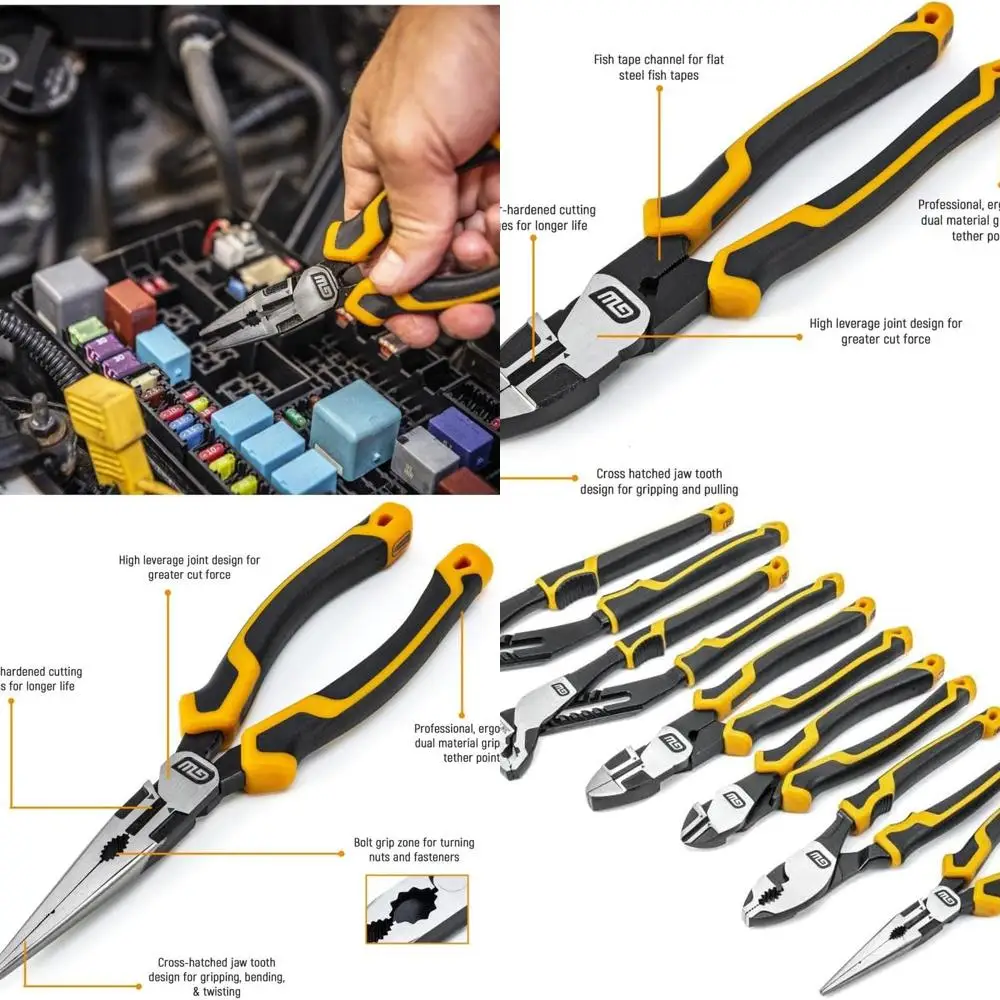 6 шт. Набор плоскогубцев из смешанного материала Pitbull — 82204C
6 шт. Набор плоскогубцев из смешанного материала Pitbull — 82204C