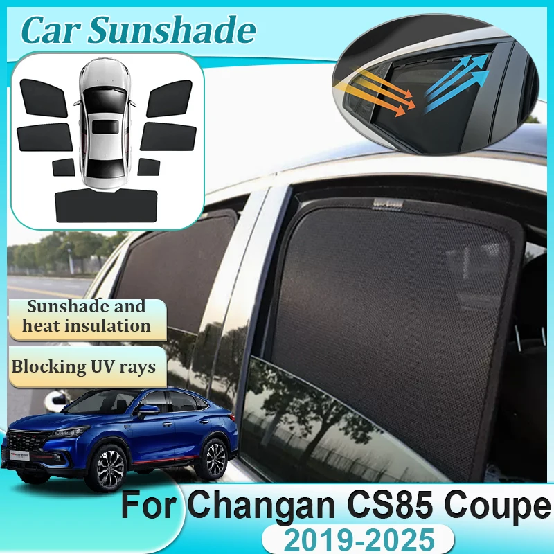 For Changan CS85 Coupe 2019-2025 Magnetic Sun Shade Sticker Mesh Coverage Privacy Curtain Sunshades Car Visors Tools Accessories
For Changan CS85 Coupe 2019-2025 Magnetic Sun Shade Sticker Mesh Coverage Privacy Curtain Sunshades Car Visors Tools Accessories