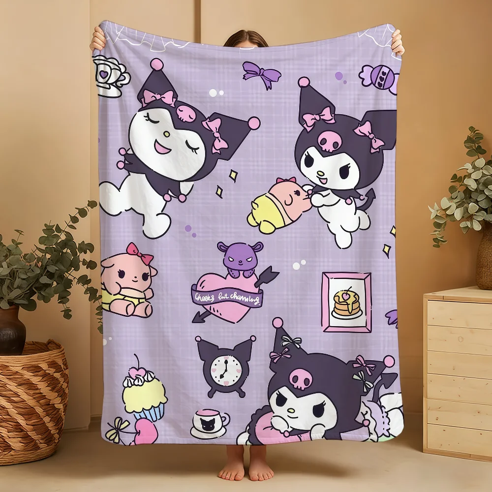 Cute K-KuromiS Cool Cartoon SRO Purple Blanket Throw Super Cosy Plush Living Room Sofa Couch Childish Birthday Gifts
Cute K-KuromiS Cool Cartoon SRO Purple Blanket Throw Super Cosy Plush Living Room Sofa Couch Childish Birthday Gifts