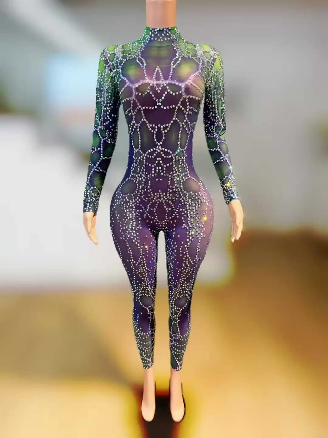 Eye-catching Sparkle Elegance Rhinestone Jumpsuits For Women Las Vegas Show Drag Queen Costumes 2025 New Pole Dance
Eye-catching Sparkle Elegance Rhinestone Jumpsuits For Women Las Vegas Show Drag Queen Costumes 2025 New Pole Dance