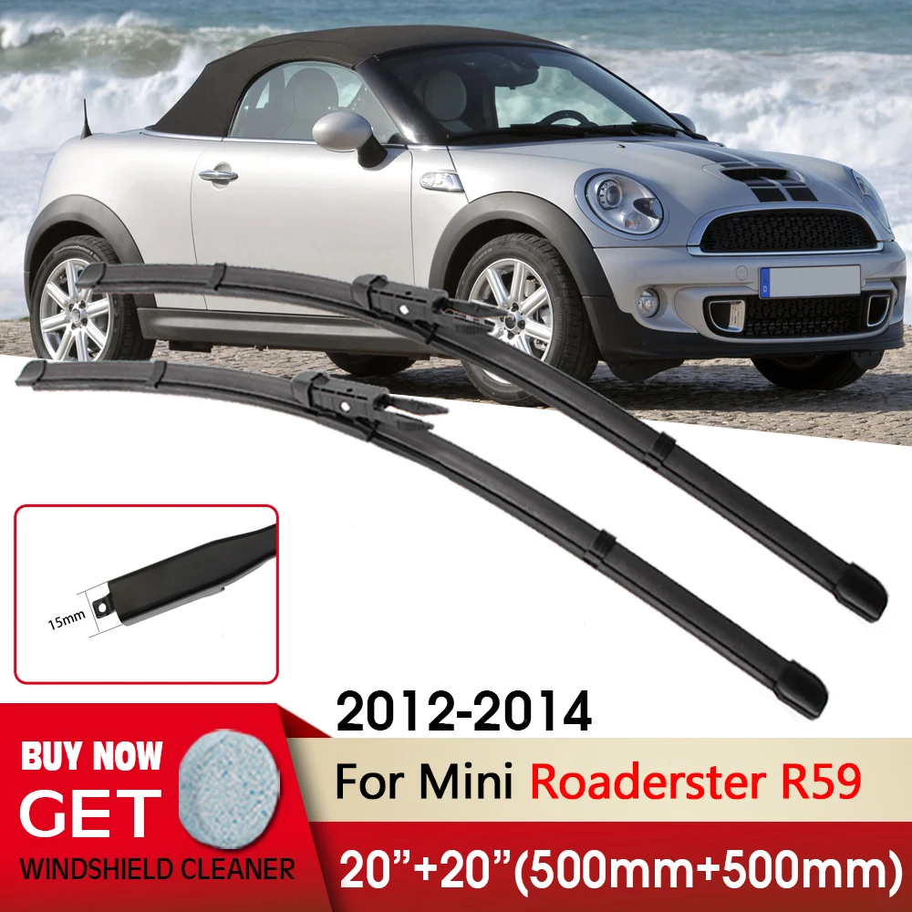 Car Wiper Front Wiper Blades 20"+20" For Mini Roaderster R59 2012-2014 Fit Pinch Tab Arm Windscreen Wipers Auto Accessories
Car Wiper Front Wiper Blades 20"+20" For Mini Roaderster R59 2012-2014 Fit Pinch Tab Arm Windscreen Wipers Auto Accessories