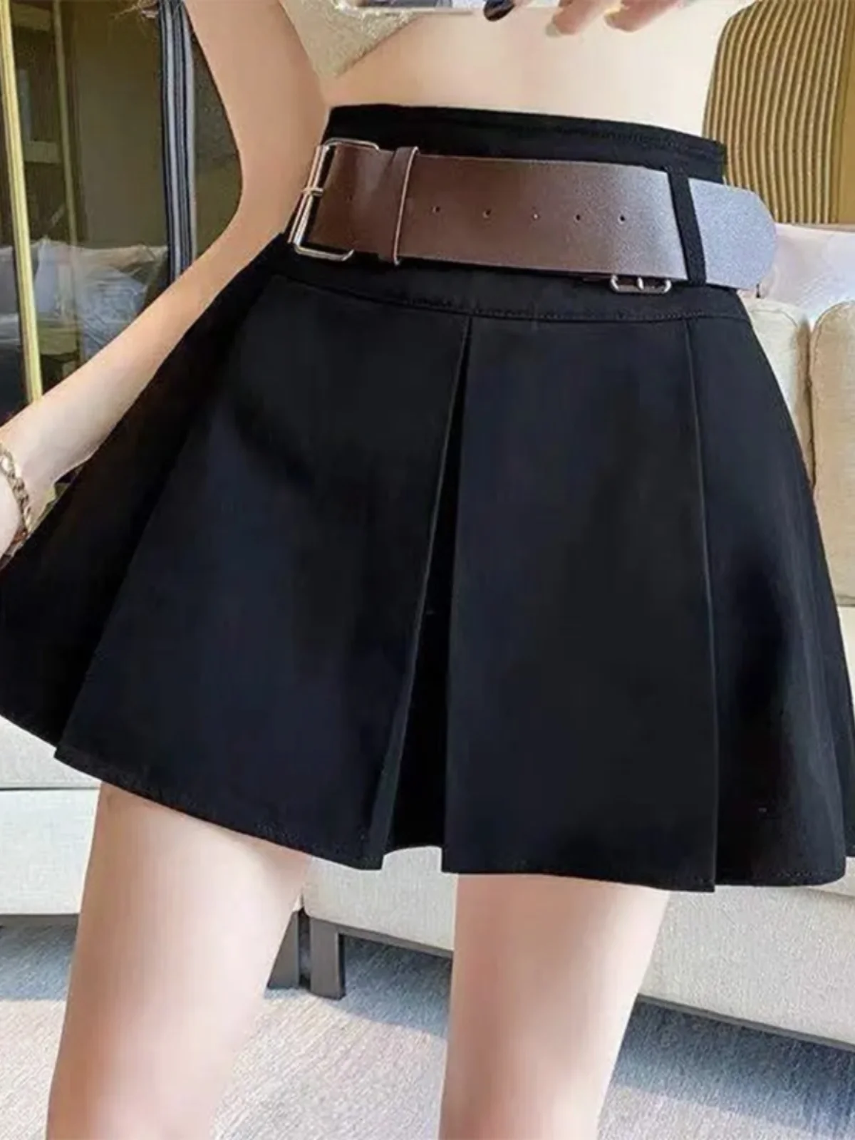 Retro Hong Kong Sle High Waist School Girl Pleated Skirt Women's Spring Autumn New Model Length Anti-Light Exposure
Retro Hong Kong Sle High Waist School Girl Pleated Skirt Women's Spring Autumn New Model Length Anti-Light Exposure
