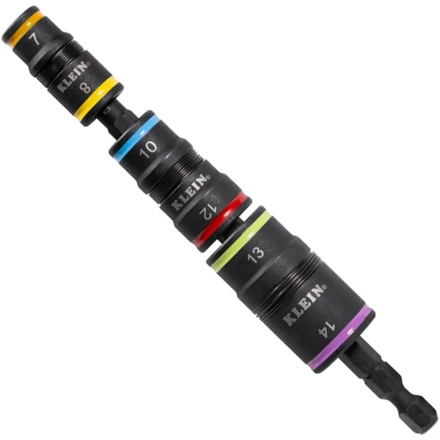 6-in-1 Metric Impact Socket Set, 3 Flip Sockets with 7,8,10,12,13,14mm, Magnetic Nut Driver
6-in-1 Metric Impact Socket Set, 3 Flip Sockets with 7,8,10,12,13,14mm, Magnetic Nut Driver