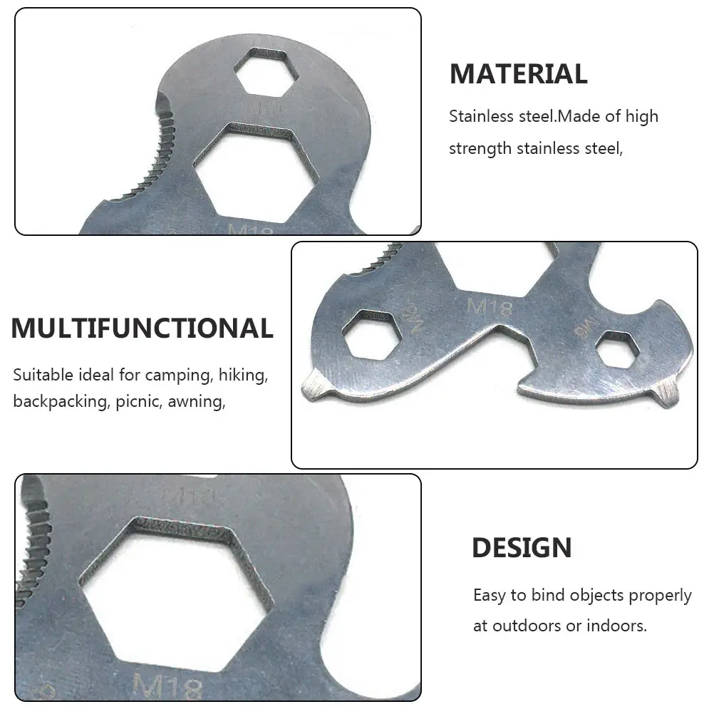 2 Pcs Quick Knot Tool Tents Cord Adjuster for Hiking Accessories Supplies Outdoor Imported Stainless Steel Rope Tensioner
2 Pcs Quick Knot Tool Tents Cord Adjuster for Hiking Accessories Supplies Outdoor Imported Stainless Steel Rope Tensioner