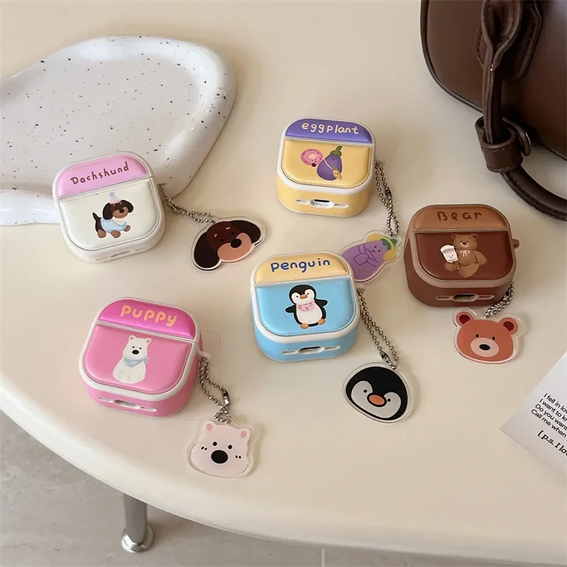 Animal Pendant Color Blocking Case for AirPods 4 Airpod 1 2 3 Pro Pro2 Bluetooth Earbuds Protective Earphone Case Cover
Animal Pendant Color Blocking Case for AirPods 4 Airpod 1 2 3 Pro Pro2 Bluetooth Earbuds Protective Earphone Case Cover