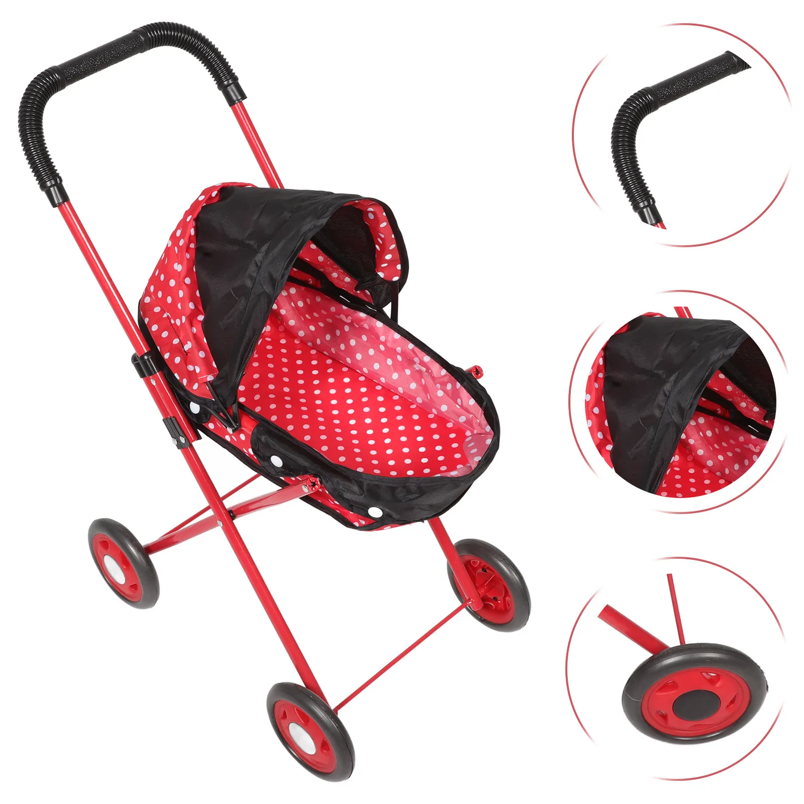 Foldable Baby Stroller for Girls Toddler Pretend Play Lightweight Portable Realistic Accessories Nursery Furniture
Foldable Baby Stroller for Girls Toddler Pretend Play Lightweight Portable Realistic Accessories Nursery Furniture
