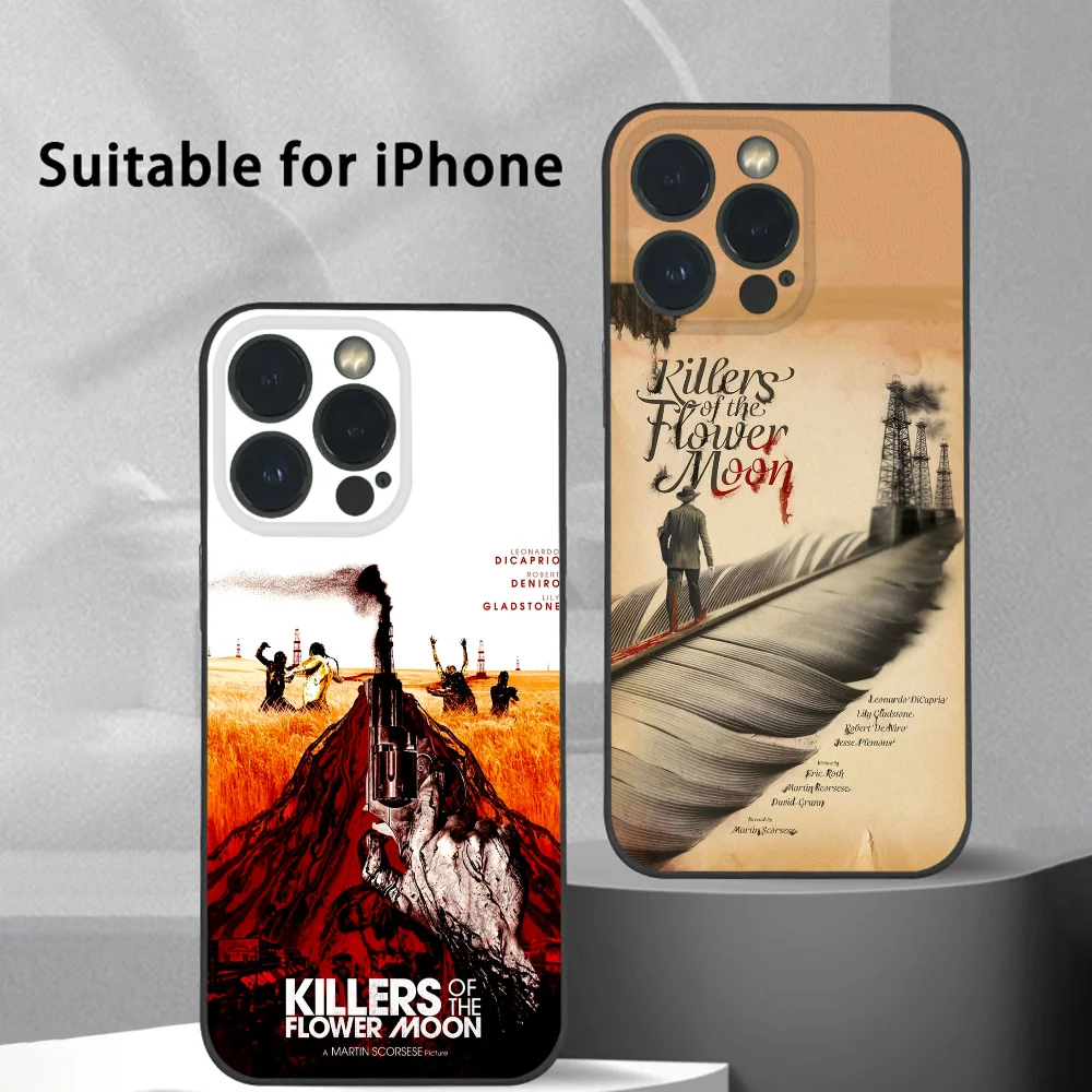 Movie Killers of the Flower Moon Phone Case For iPhone 16 15 14 13 Pro Max Plus Mini Black Frosted Soft Shell Funda
Movie Killers of the Flower Moon Phone Case For iPhone 16 15 14 13 Pro Max Plus Mini Black Frosted Soft Shell Funda