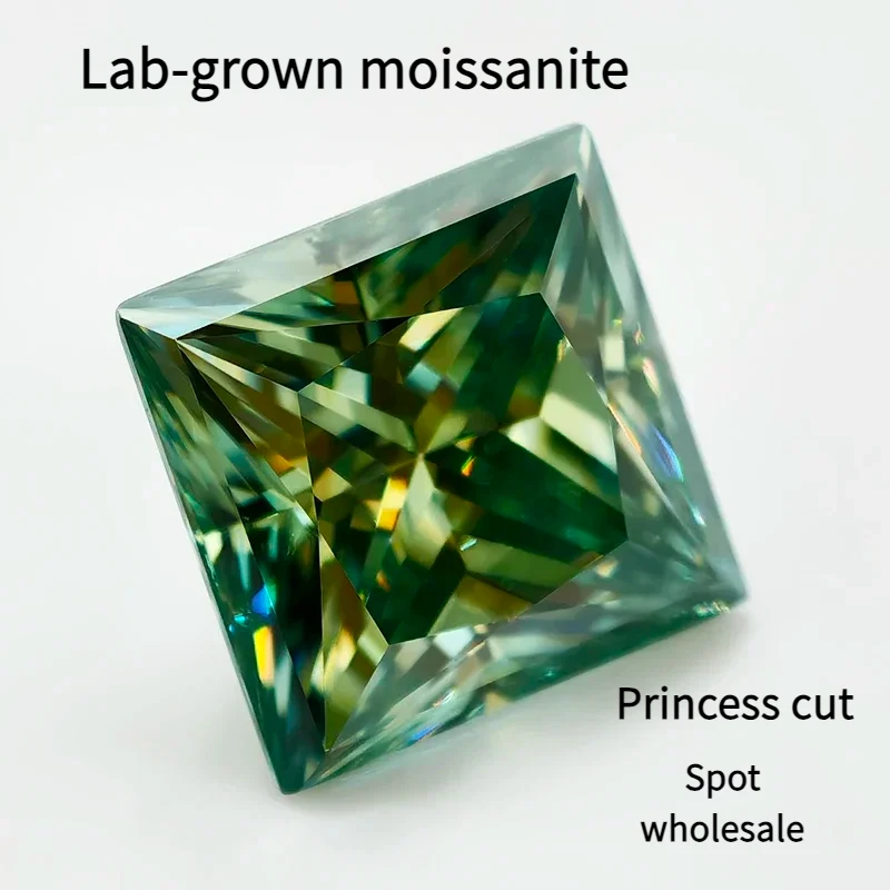 Новый муассанит 0,5–2,0 карата зеленого/синего цвета Princess Cut — качество VVS1, сертифицированный на тестере бриллиантов и GRA для ювелирных изделий.
Новый муассанит 0,5–2,0 карата зеленого/синего цвета Princess Cut — качество VVS1, сертифицированный на тестере бриллиантов и GRA для ювелирных изделий.
