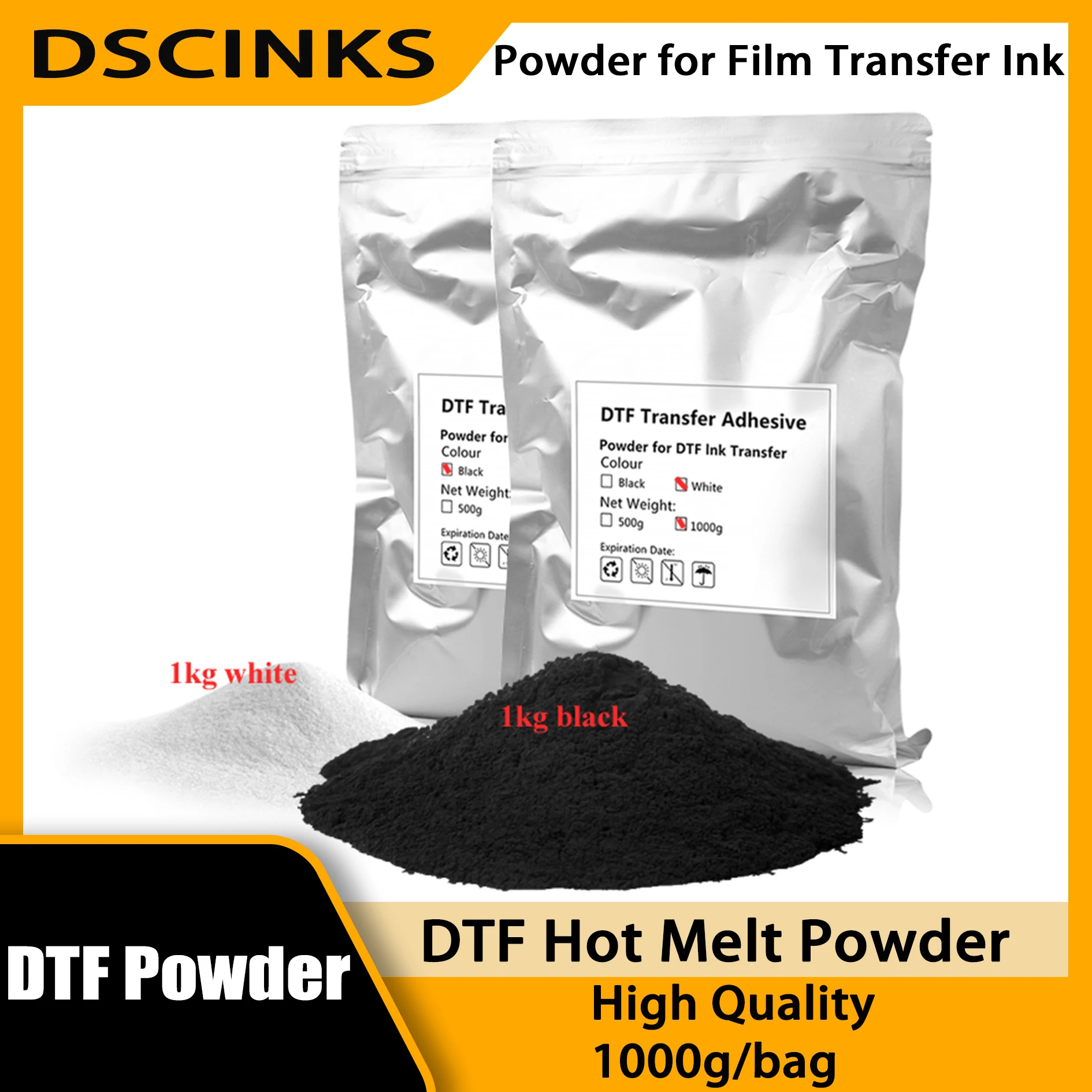 1kg White DTF Powder Fine Powder Fro Assisted Dtf Film Dtf Ink Transfer Printing T-Shirts Clothes Shoe Fabric Transfer Printing
1kg White DTF Powder Fine Powder Fro Assisted Dtf Film Dtf Ink Transfer Printing T-Shirts Clothes Shoe Fabric Transfer Printing