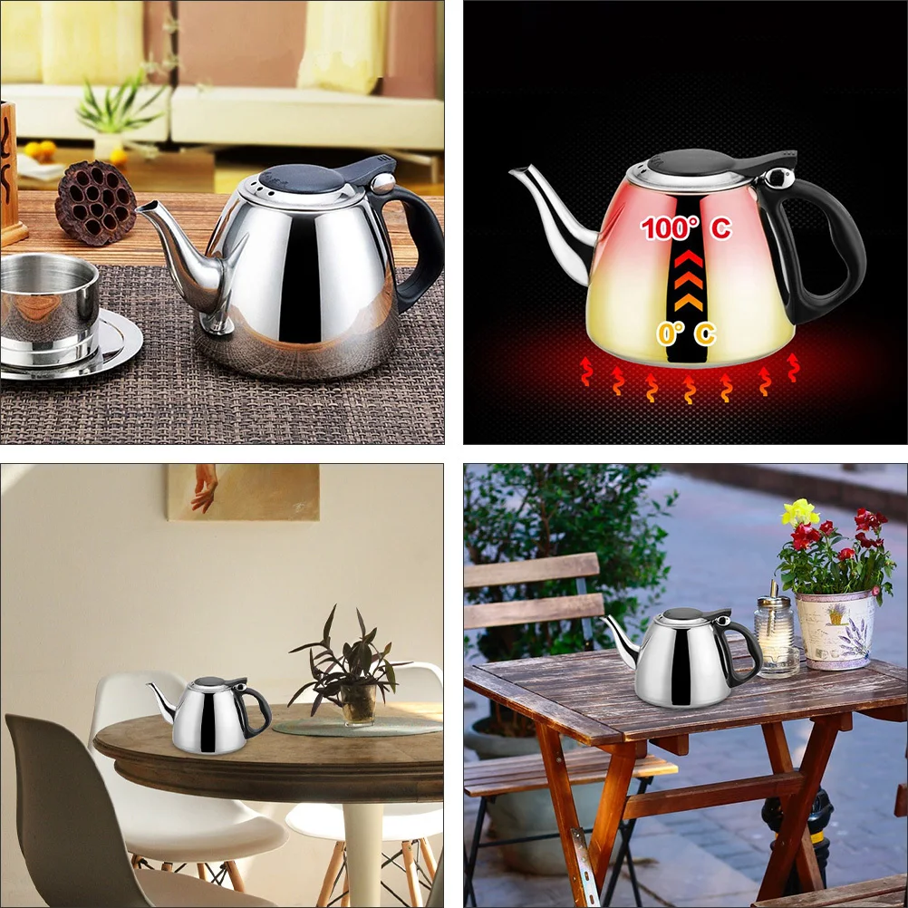 1Pcs Stainless Steel Water Kettle 1.2L Flat Bottom Thickened Teakettle Heat Resistant Insulated Handle Safe for Gas Stove
1Pcs Stainless Steel Water Kettle 1.2L Flat Bottom Thickened Teakettle Heat Resistant Insulated Handle Safe for Gas Stove