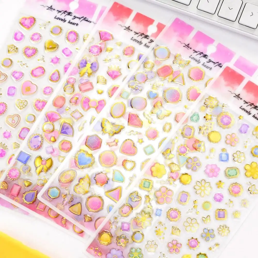 4 pcs Random Sweet Hearts Bow Gemstone Crystal Drop 3D Stickers Scrapbooking Diy Journal Stationery Sticker Decor Cute Stickers
4 pcs Random Sweet Hearts Bow Gemstone Crystal Drop 3D Stickers Scrapbooking Diy Journal Stationery Sticker Decor Cute Stickers