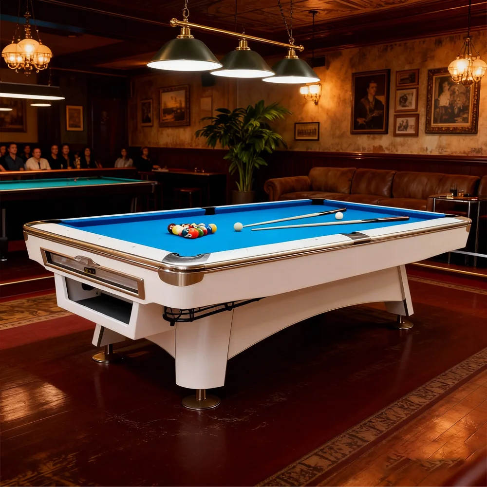 Commerce Coin Operated Billard Table 7ft 8ft Mdf Marble in Stock Professional Pool Table
Commerce Coin Operated Billard Table 7ft 8ft Mdf Marble in Stock Professional Pool Table