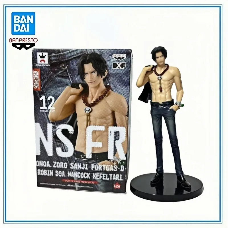 BANDAI в наличии, оригинальные BANPRESTO ONE PIECE DXF Portgas D Ace Jeans, аниме-фигурки, модель Collectio, игрушечная модель, украшение 
BANDAI в наличии, оригинальные BANPRESTO ONE PIECE DXF Portgas D Ace Jeans, аниме-фигурки, модель Collectio, игрушечная модель, украшение