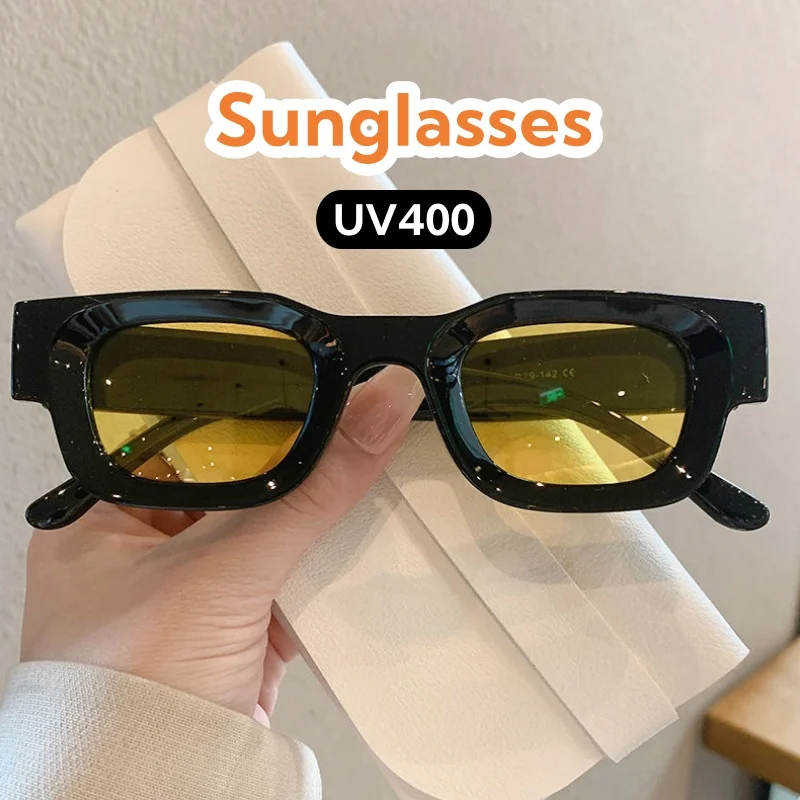 New Retro Hip Hop Punk Small Square-framed Sunglasses UV Protection Street Photography Eye Protection UV400 Shades Glasses
New Retro Hip Hop Punk Small Square-framed Sunglasses UV Protection Street Photography Eye Protection UV400 Shades Glasses