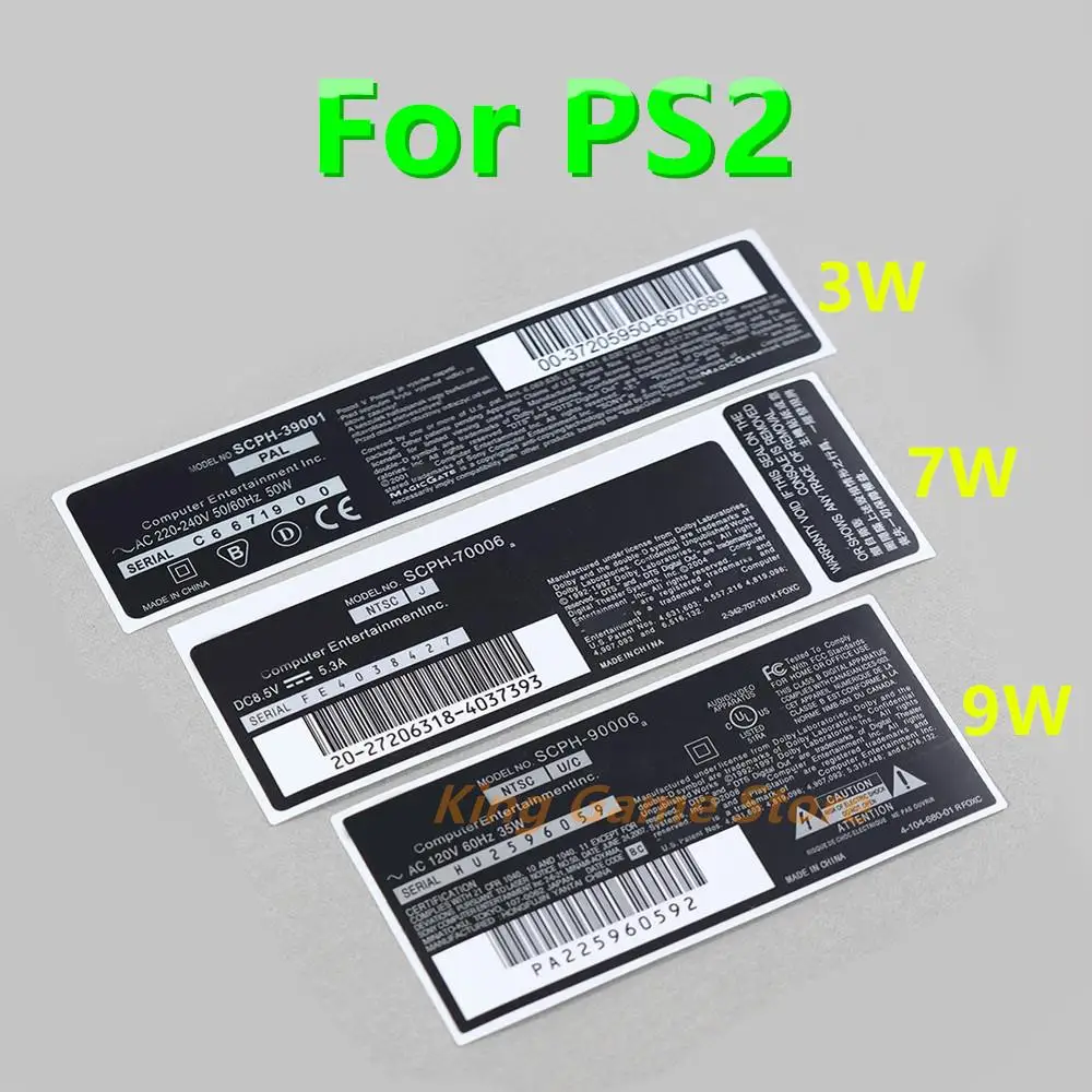100pcs Replacement For PS2 30000 70000 90000 Host Seal Sticker Label for Sony Playstation 2 PS2 3W 7W 9W Console Host Seal
100pcs Replacement For PS2 30000 70000 90000 Host Seal Sticker Label for Sony Playstation 2 PS2 3W 7W 9W Console Host Seal