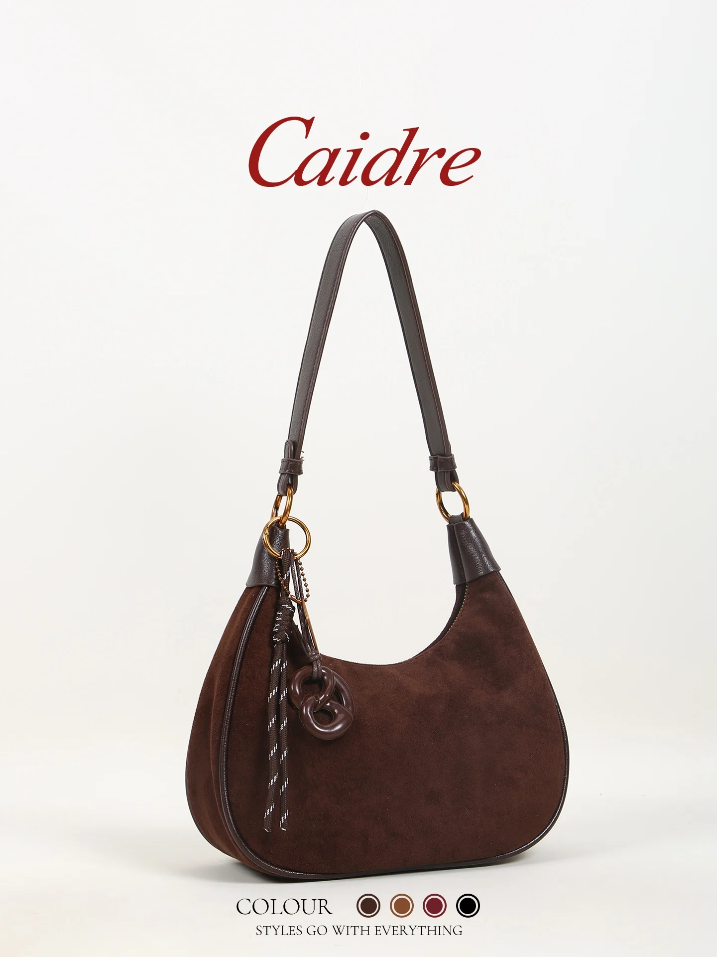 Caidre Retro Suede Crescent aped Commuter Bag Women's New 2026 Unique Matte Single oulder Armpit Bag Crossbody Bag
Caidre Retro Suede Crescent aped Commuter Bag Women's New 2026 Unique Matte Single oulder Armpit Bag Crossbody Bag