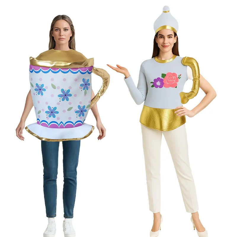 New Year Party Costume Funny 3D Teacup Costume for Adults Women Tea Party Cosplay Outfit Halloween Carnival Fancy Dress
New Year Party Costume Funny 3D Teacup Costume for Adults Women Tea Party Cosplay Outfit Halloween Carnival Fancy Dress