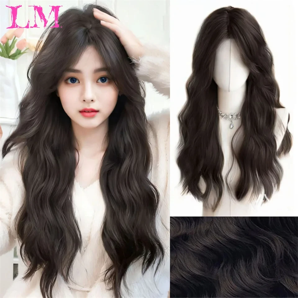 LM Long Straight Synthetic Light Brown Wigs With Bang For Women Heat-Resistant Daily Use Hair Hot Sell Wholesale Wigs
LM Long Straight Synthetic Light Brown Wigs With Bang For Women Heat-Resistant Daily Use Hair Hot Sell Wholesale Wigs