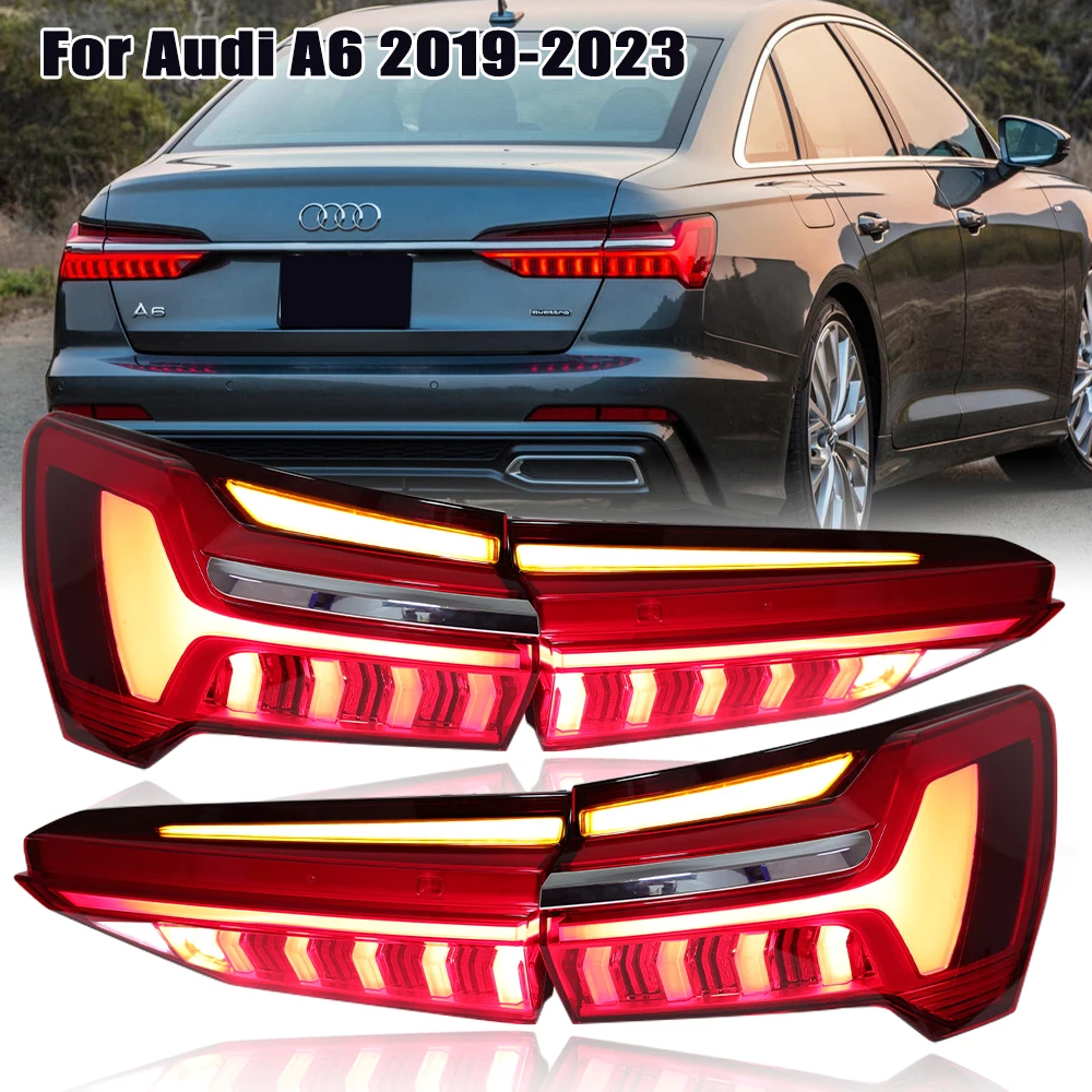 Waterproof LED Rear Tail Light for Audi A6 C8 2019- 2023 Rear Brake Reversing Lamp Fog Turn Signal cars Accessories Taillights
Waterproof LED Rear Tail Light for Audi A6 C8 2019- 2023 Rear Brake Reversing Lamp Fog Turn Signal cars Accessories Taillights