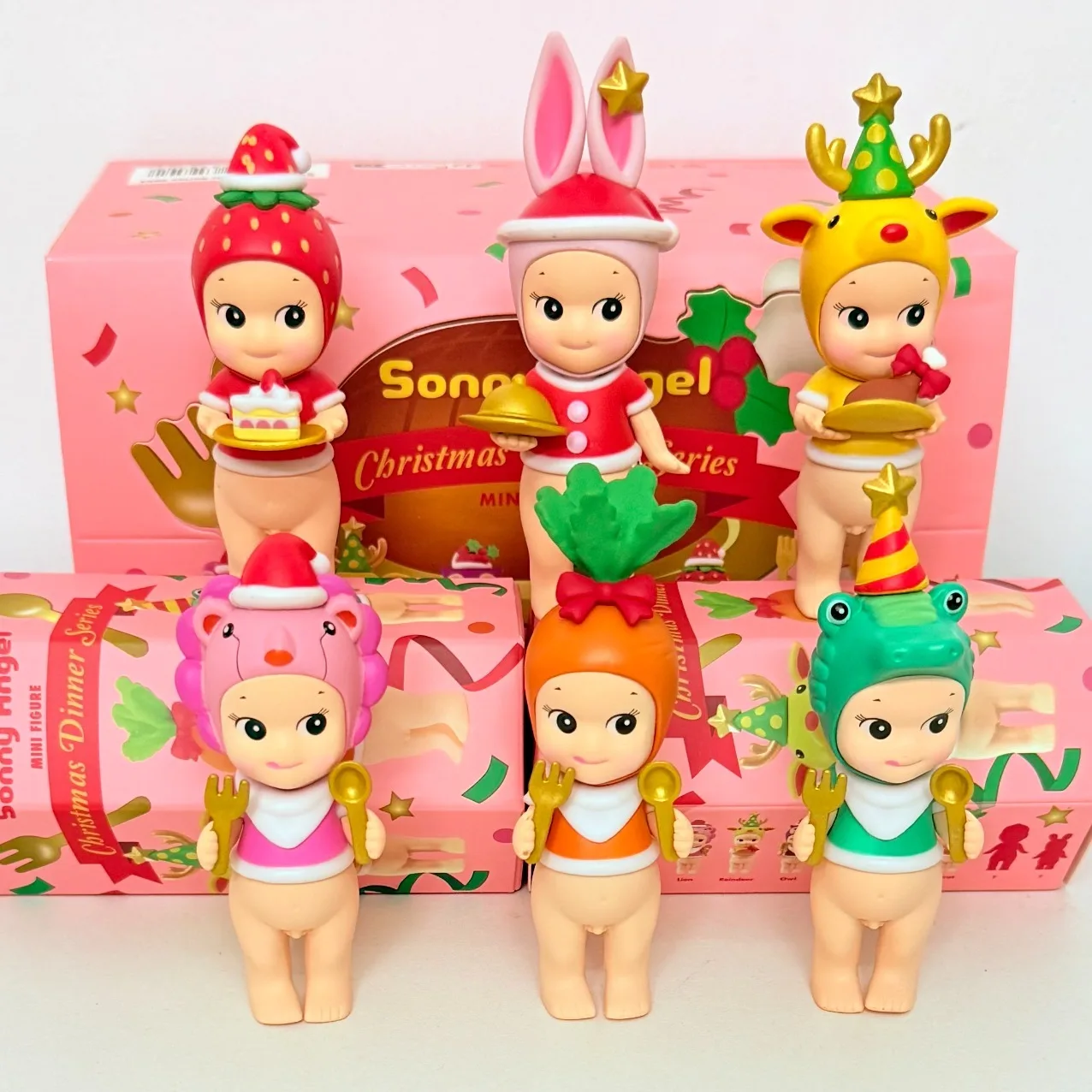 New Angel Christmas Dinner Series Blind Box Mini Figure Character Decoration Kid Birthday Gift 5 Regular and 1 Hidden Version
New Angel Christmas Dinner Series Blind Box Mini Figure Character Decoration Kid Birthday Gift 5 Regular and 1 Hidden Version